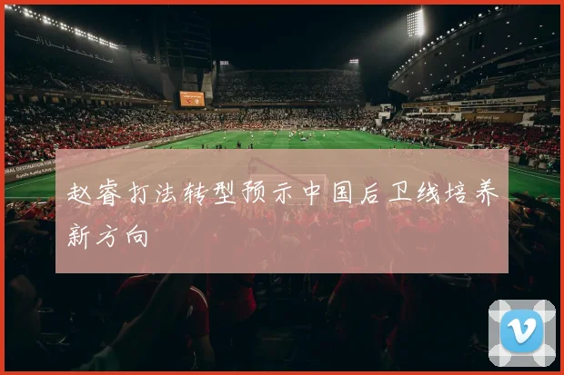 赵睿打法转型预示中国后卫线培养新方向